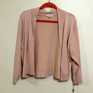 NWT Calvin Klein Light Pink Sweater